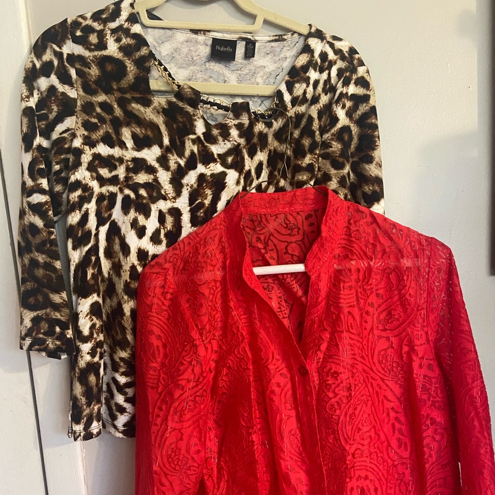 Two Ladies Tops. Size Small
